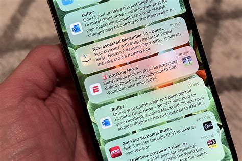 how to get message notifications on iphone
